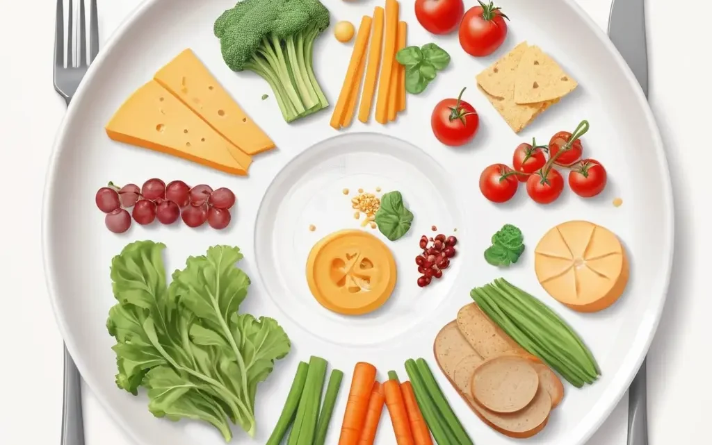 Простой гайд по порционной тарелке: баланс белков углеводов и овощей