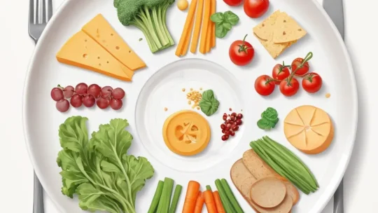 Простой гайд по порционной тарелке: баланс белков углеводов и овощей