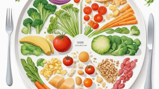 Простой гайд по порционной тарелке: баланс белков углеводов и овощей